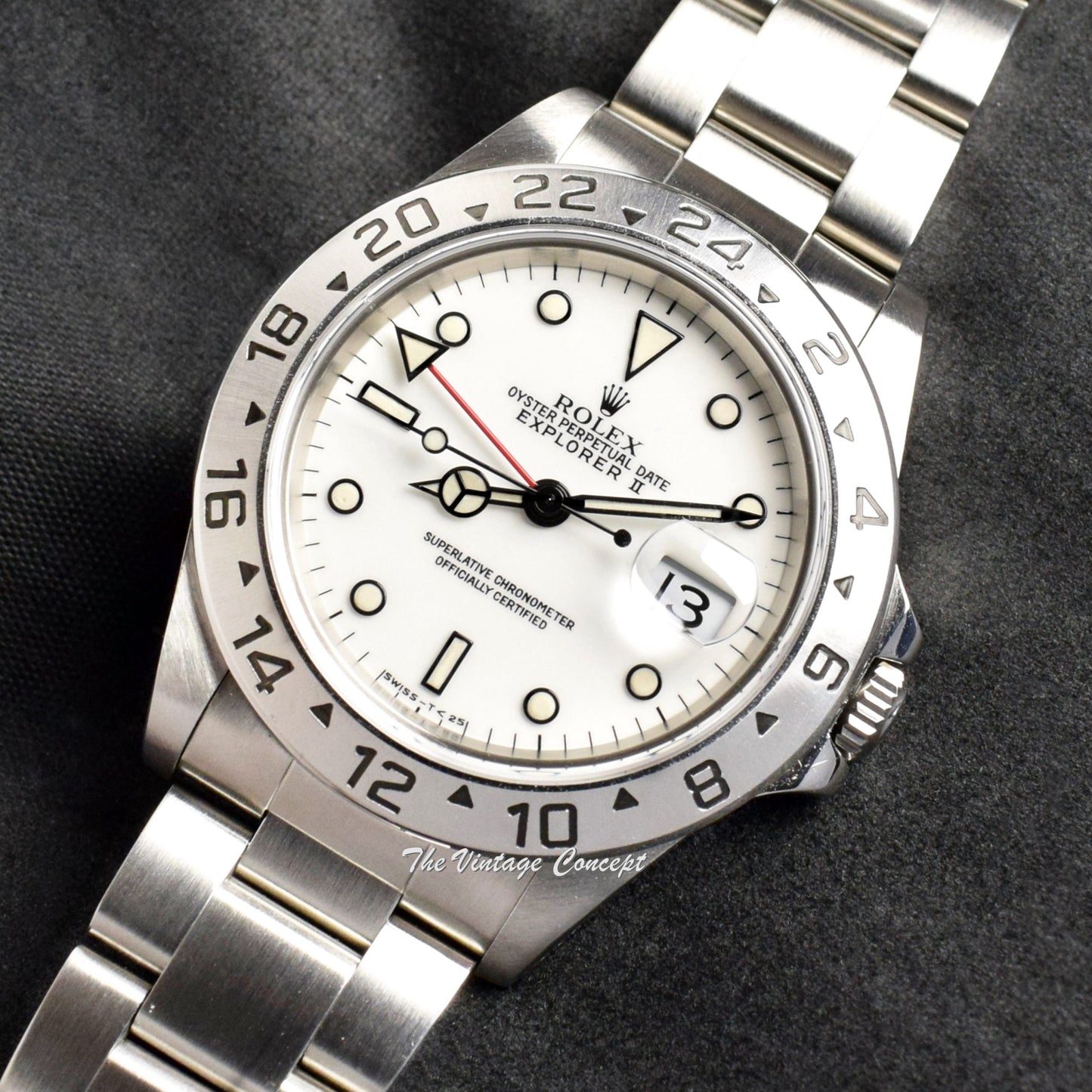 Rolex Explorer II White Dial 16570 w/ Original Paper (SOLD)