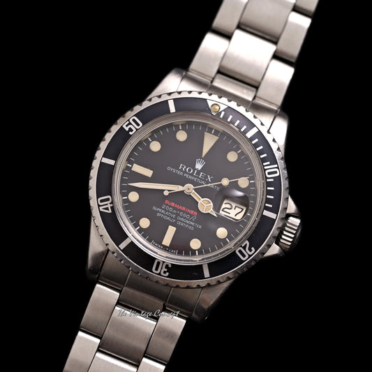 Rolex Steel Submariner Single Red Matte Dial Mark II Ref. 1680