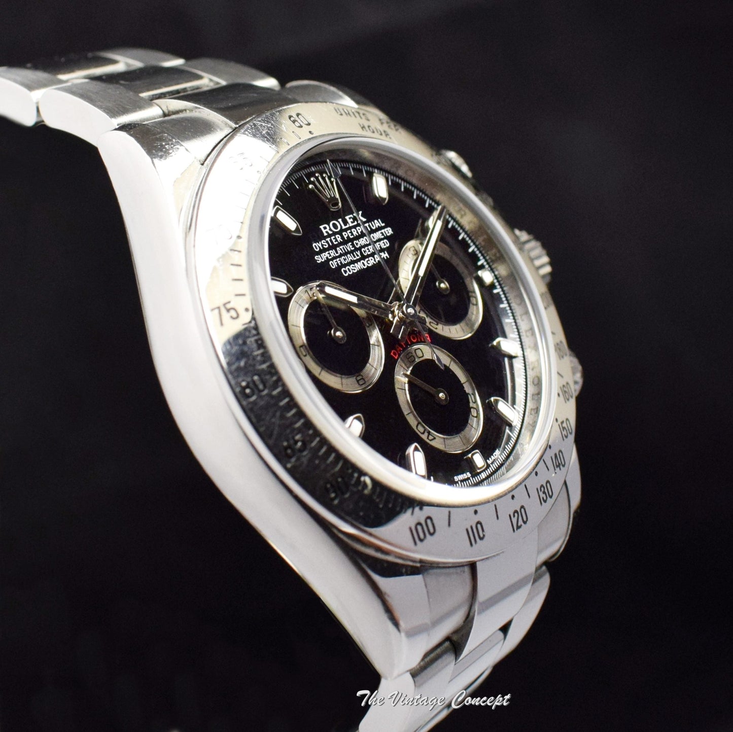 Rolex Daytona Black "APH" Dial 116520 (Box Set) (SOLD)