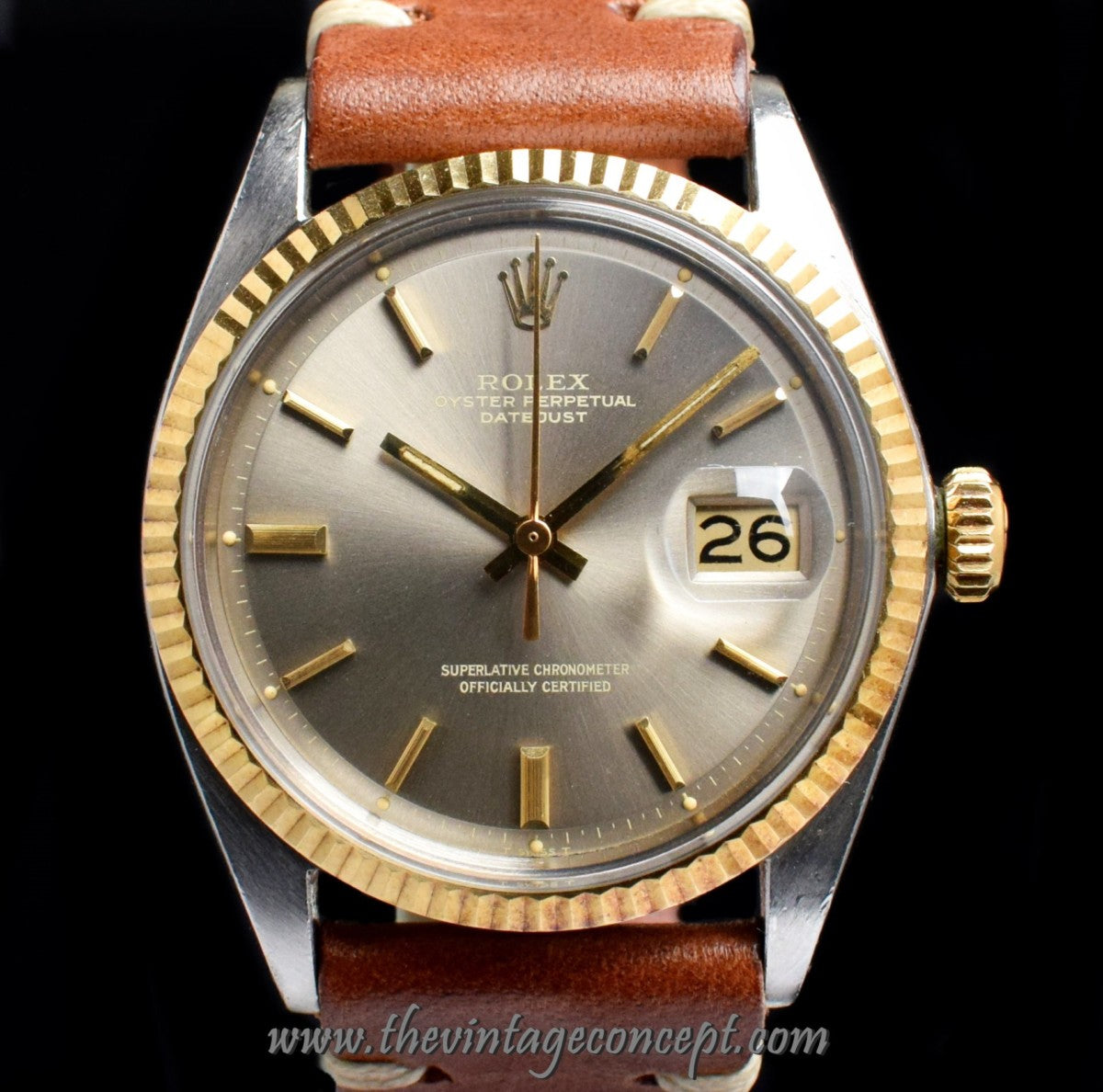 Rolex Datejust Two-Tones Light Grey Dial 1601 (SOLD)