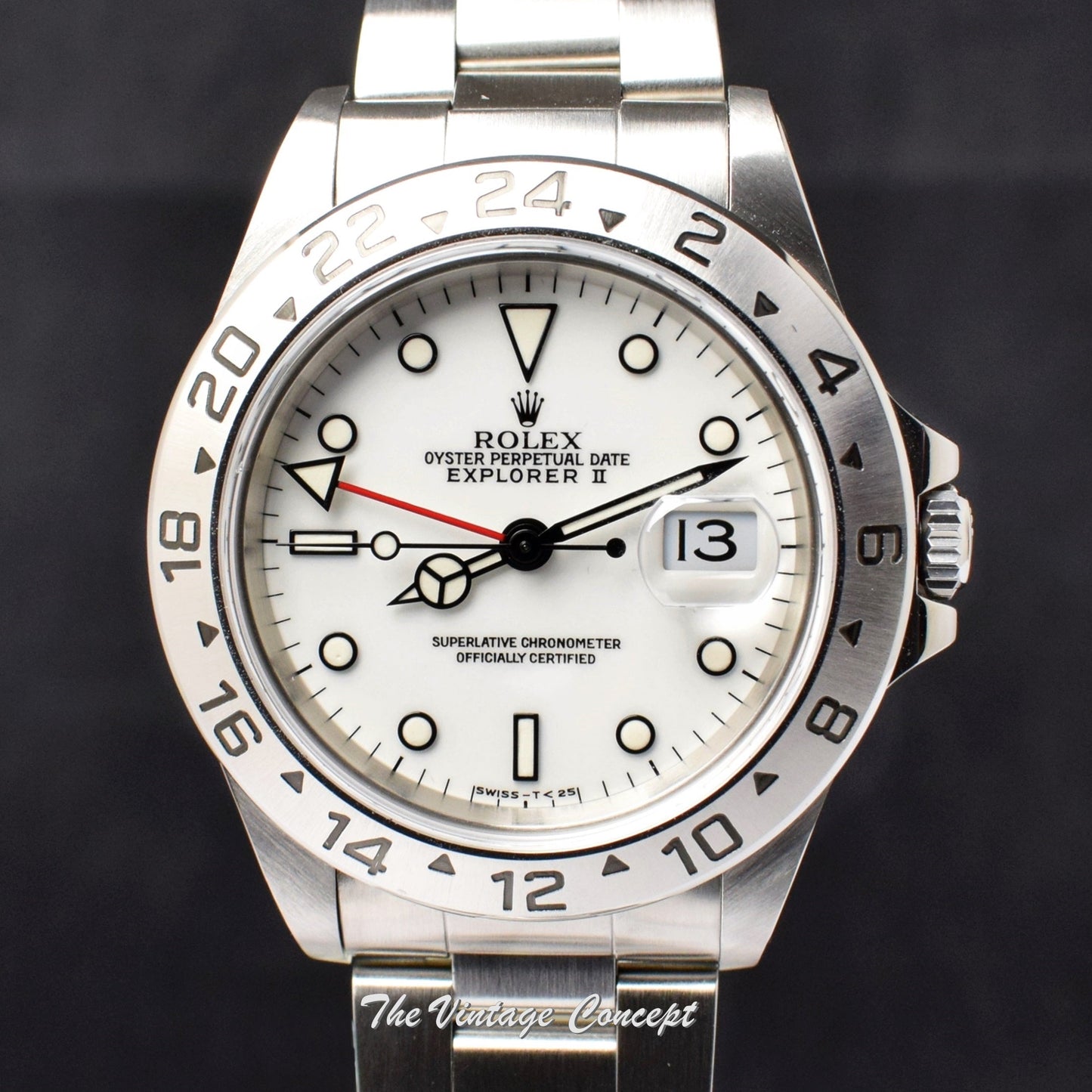 Rolex Explorer II White Dial 16570 w/ Original Paper (SOLD)