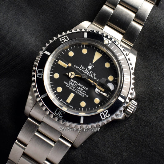 Rolex Submariner Matte Dial 1680 (Box Set) (SOLD)