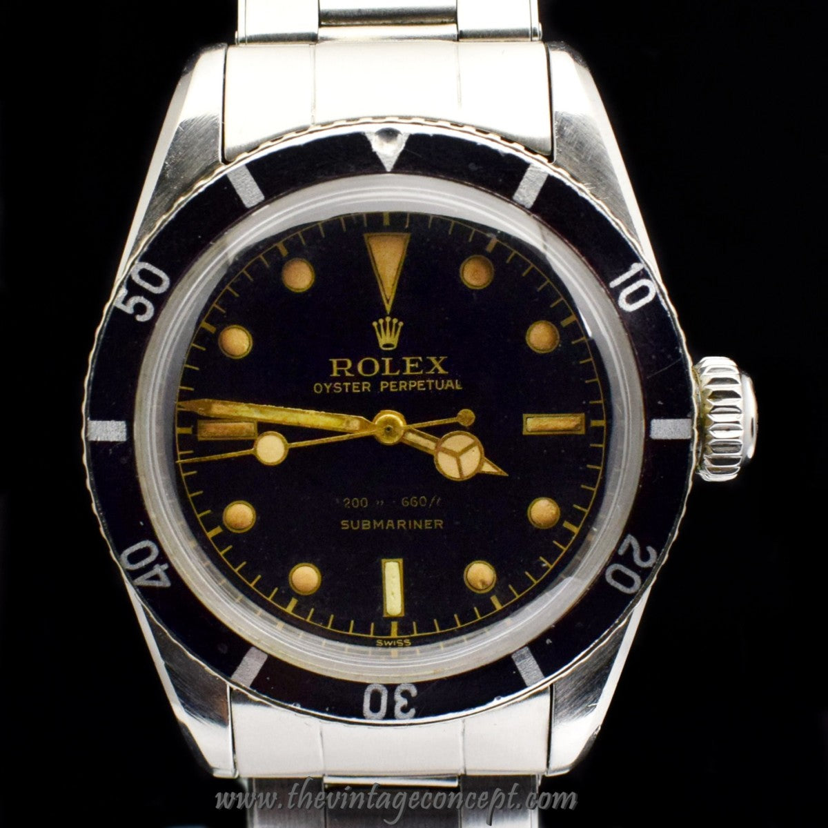 Rolex Submariner Big Crown Gilt Dial 6538 (SOLD)