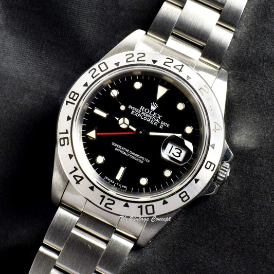 Rolex Explorer II Black Dial 16570 w/ Serial Tag (SOLD)