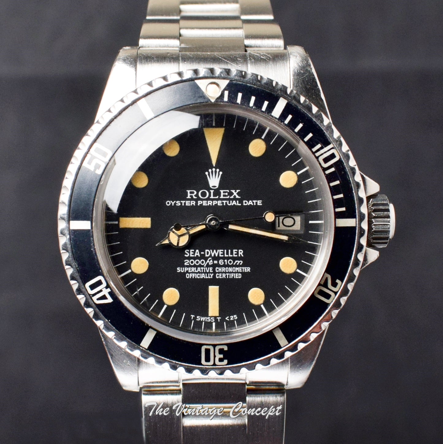 Rolex Sea-Dweller Rail Dial 1665 w/ Original Paper & Box (SOLD)