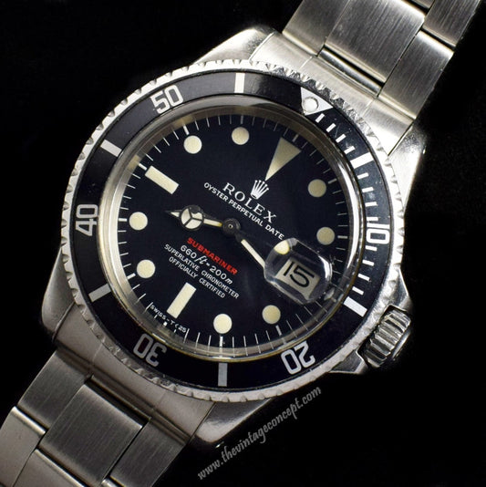 Rolex Submariner Single Red MK IV 1680 (SOLD)