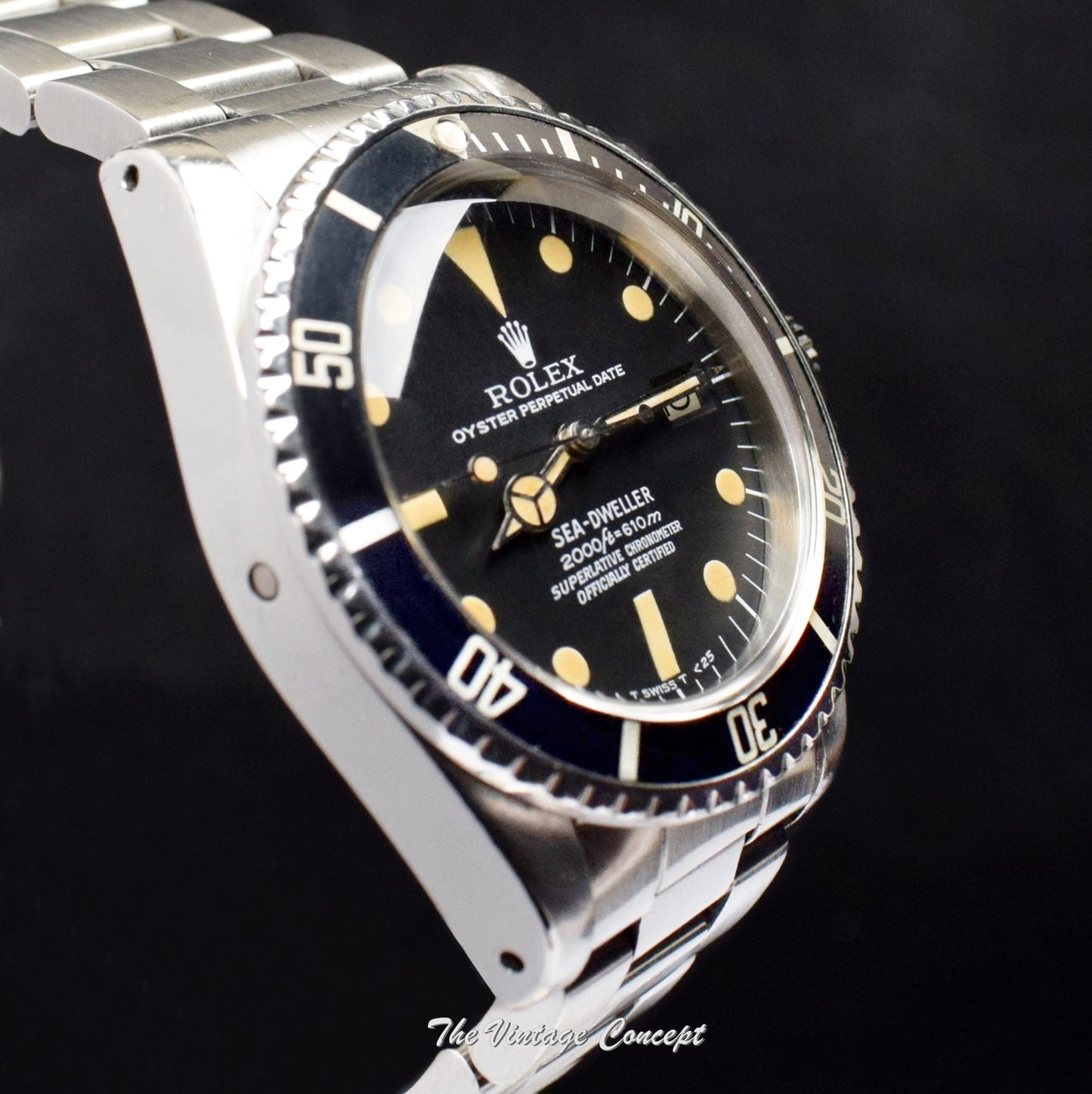 Rolex Sea-Dweller Rail Dial 1665 w/ Original Paper & Box (SOLD)