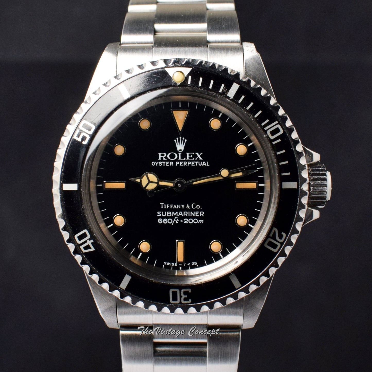 Rolex Submariner "Tiffany & Co" Glossy Dial 5513 (Box Set) (SOLD)