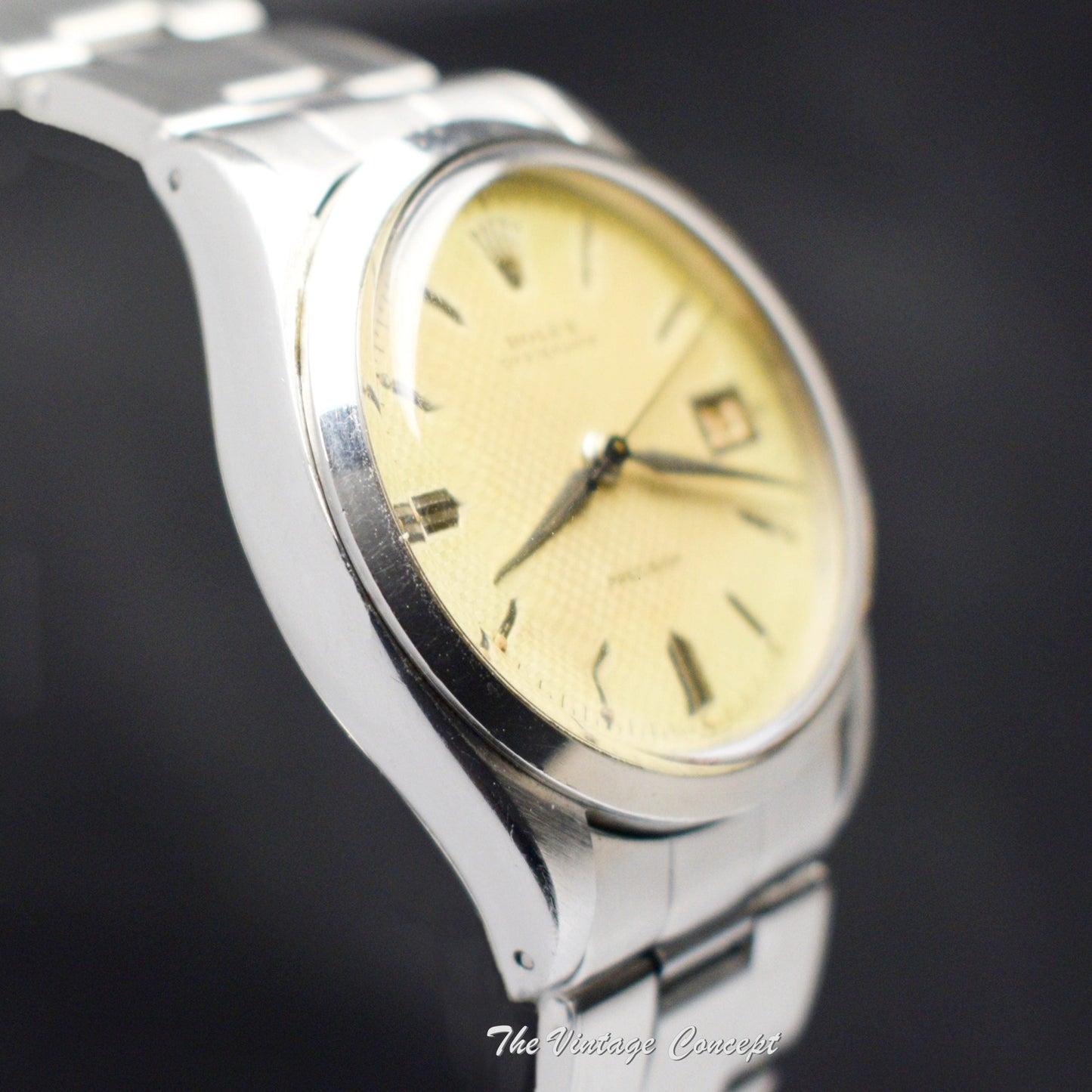 Rolex Oysterdate Precision Honeycomb Creamy Dial 6294  (SOLD)