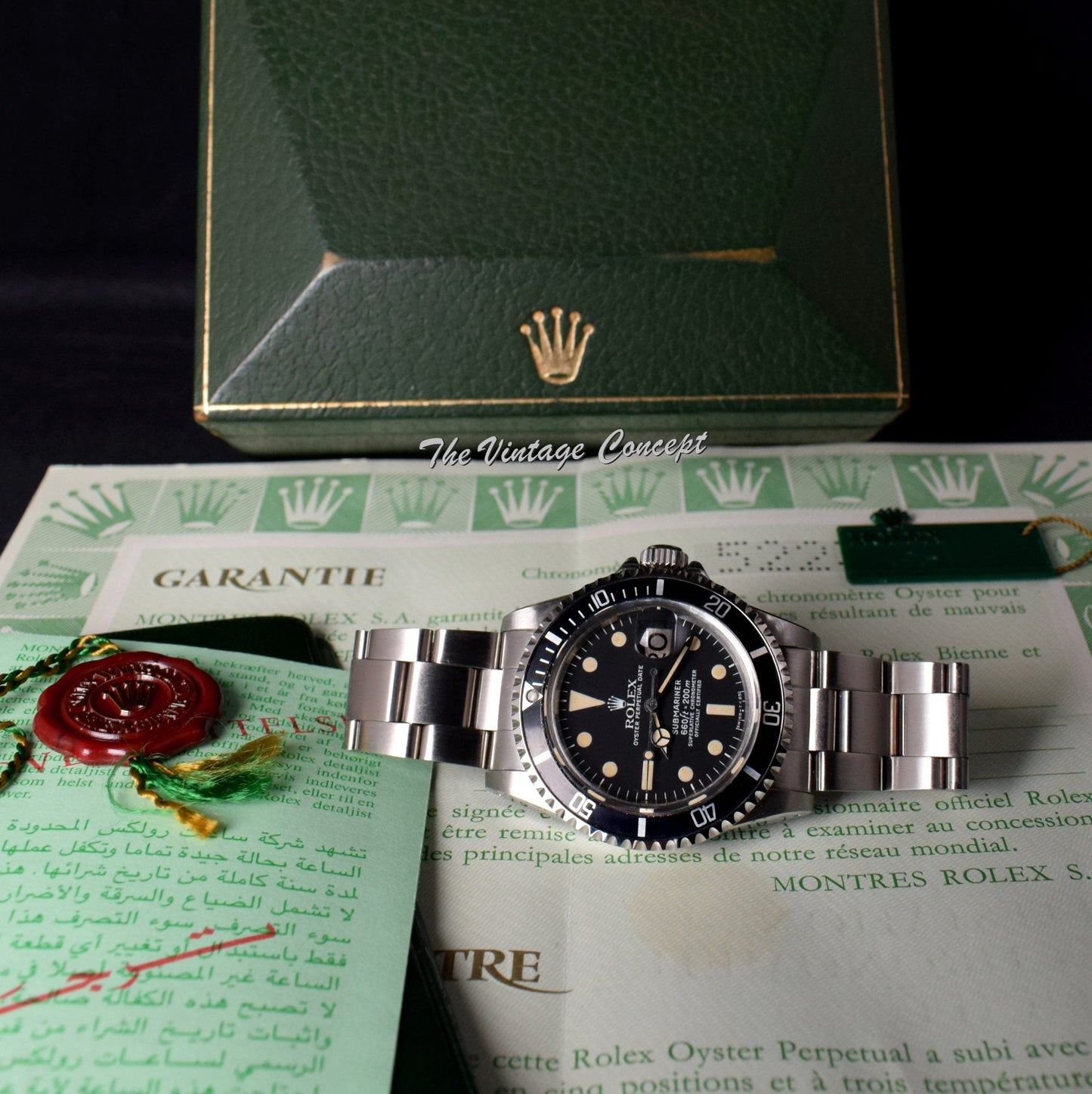 Rolex Submariner Matte Dial 1680 (Box Set) (SOLD)