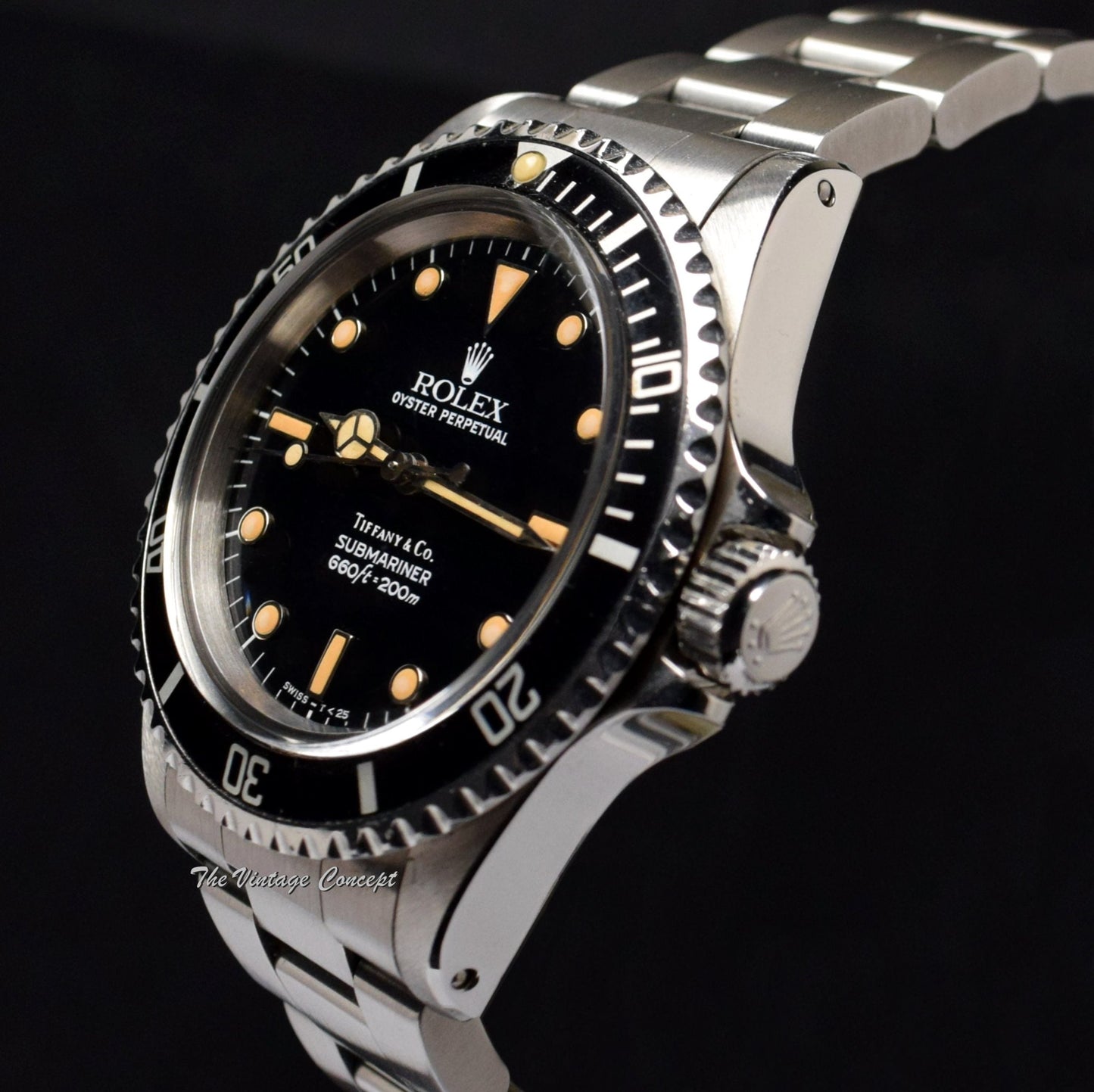 Rolex Submariner "Tiffany & Co" Glossy Dial 5513 (Box Set) (SOLD)