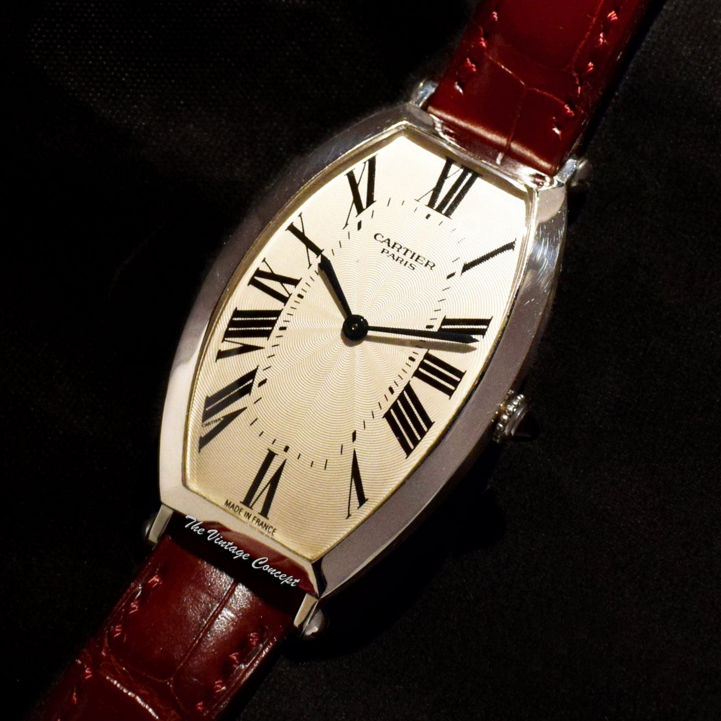 Cartier Tonneau Platinum 2435B  (SOLD)