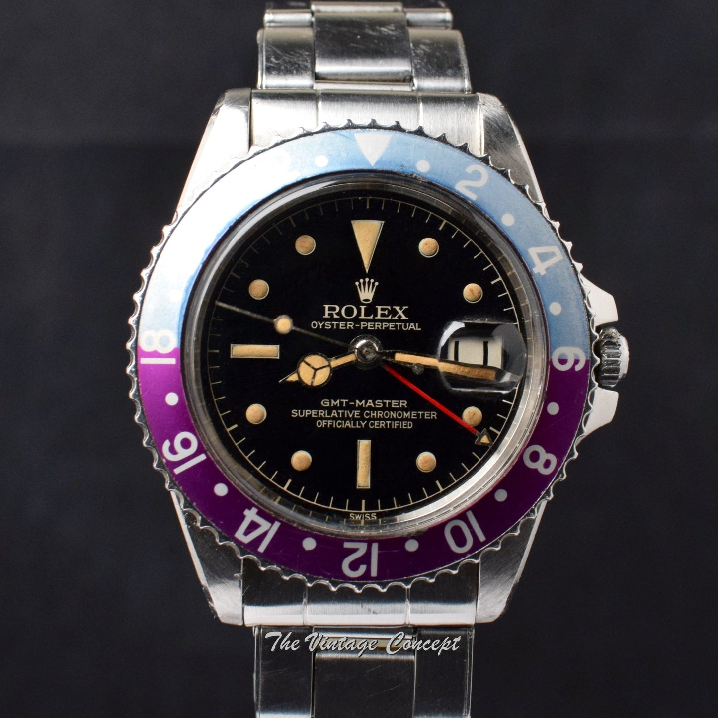 Rolex GMT-Master PCG Chapter Ring Gilt Dial 1675 (SOLD)