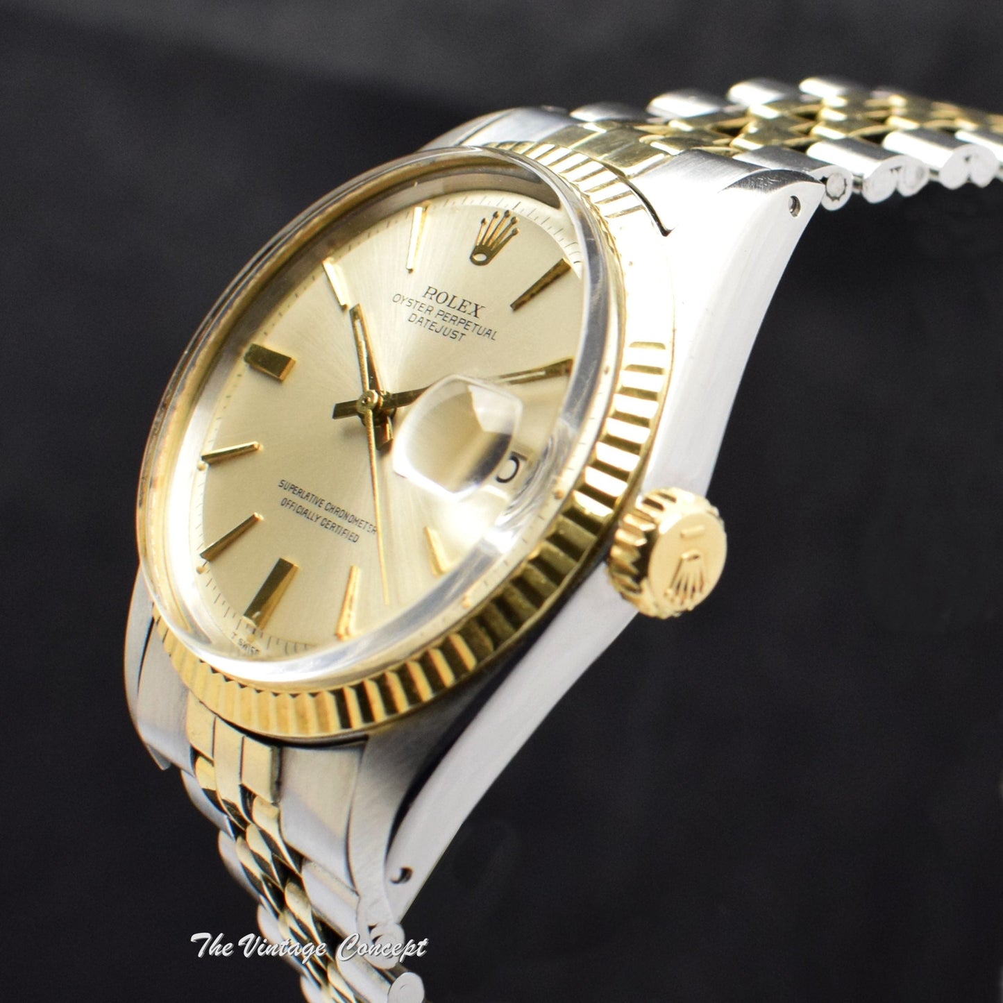 Rolex Datejust Two-Tone Silver Dial 1601 w/ Double Punched Papers (SOLD)