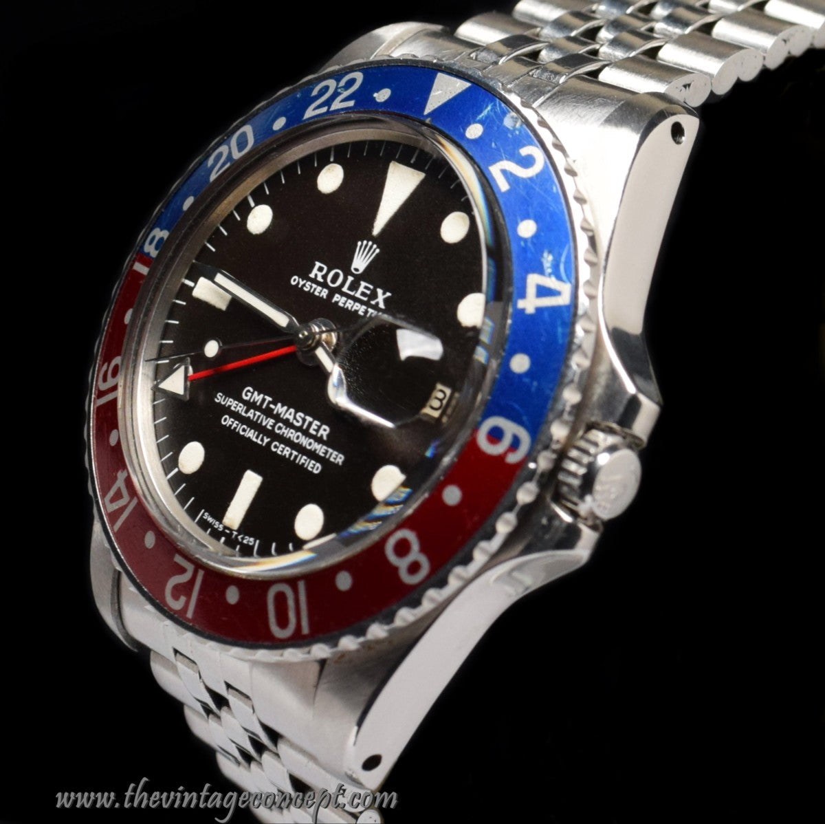 Rolex GMT-Master Matte Dial "Long E" 1675 (Box Set)  (SOLD)