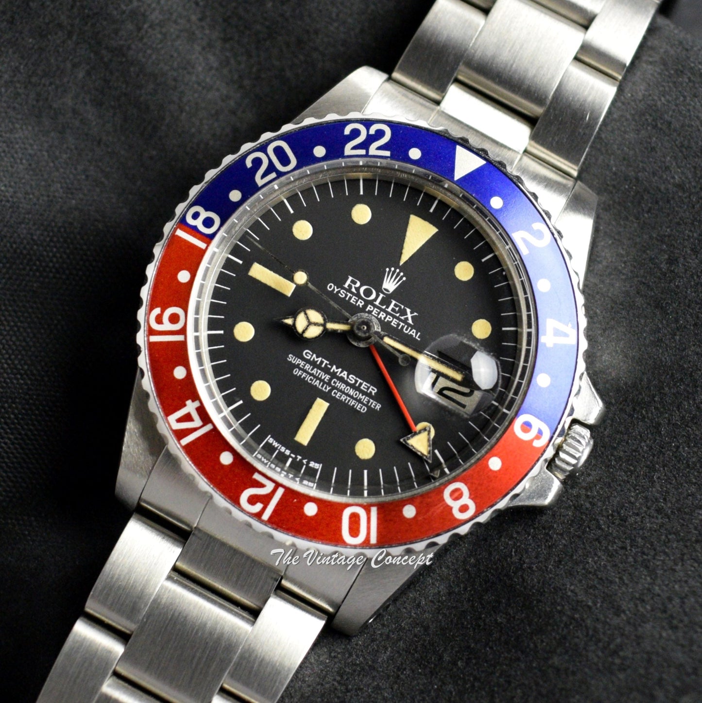 Rolex Steel GMT-Master Matte Dial Radial Dial MK III 1675 (SOLD)