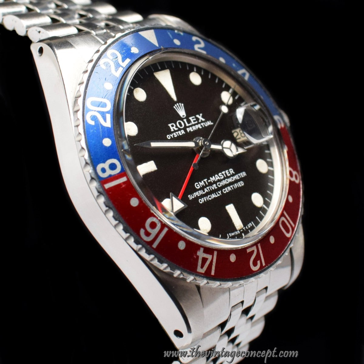 Rolex GMT-Master Matte Dial "Long E" 1675 (Box Set)  (SOLD)