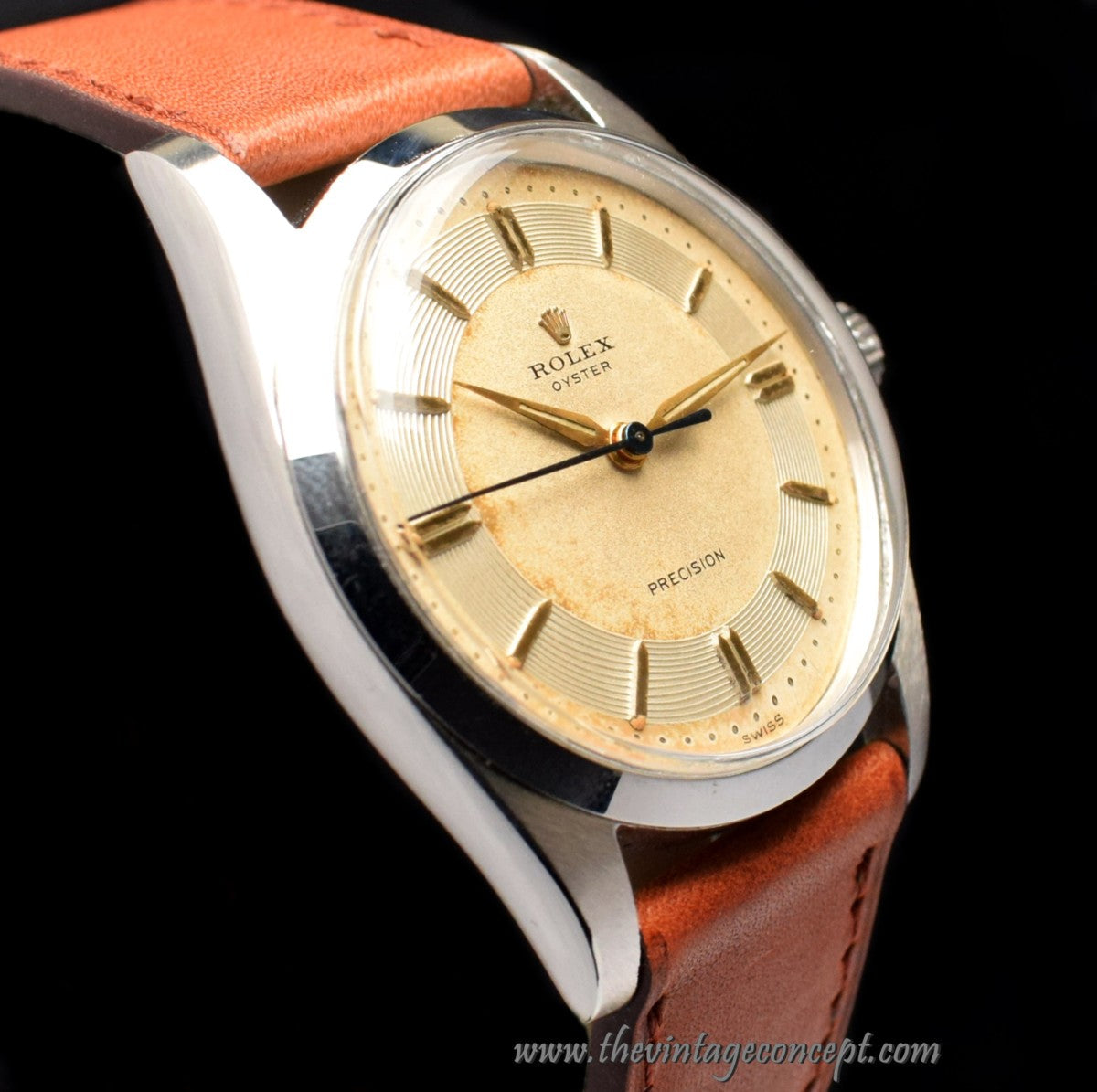 Rolex Oyster Precision Silver Creamy Dial Manual Wind 6424 (SOLD)