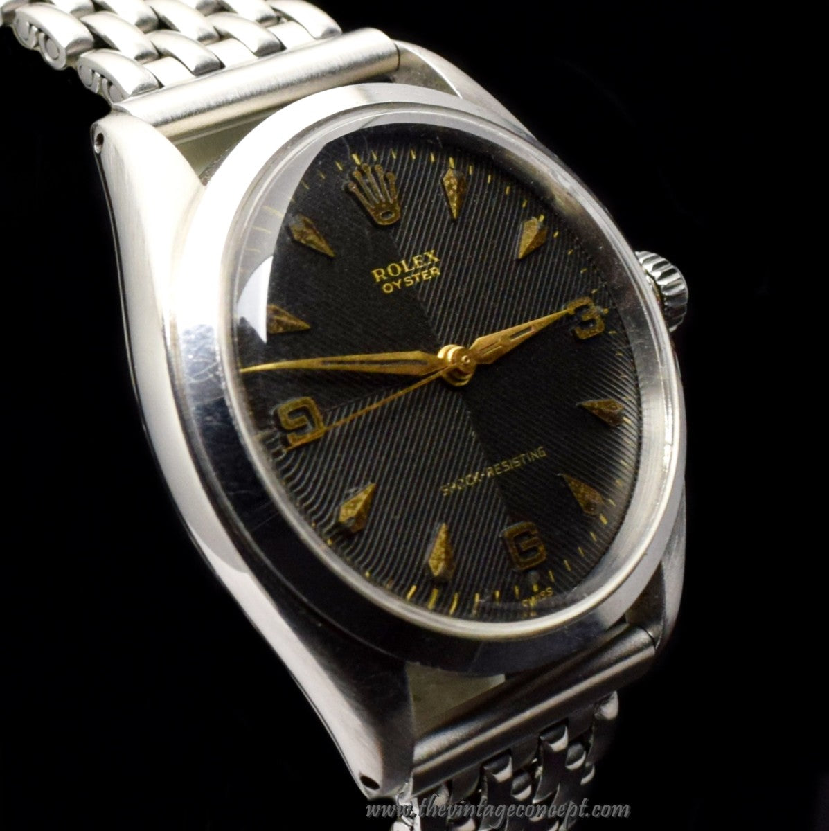 Rolex Oyster Black Chevron Dial 6480   (SOLD)