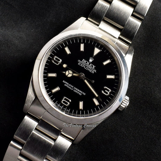 Rolex Explorer I 14270 w/ Bracelet (Complete Full Set) w/ Service Papers (SOLD)