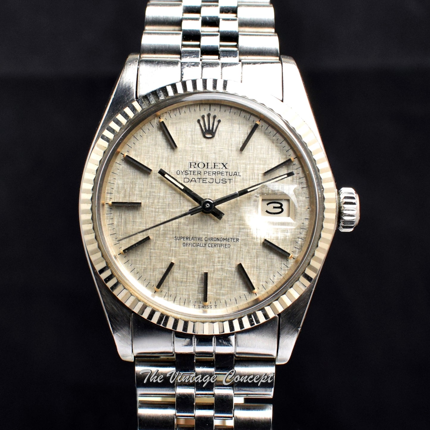 Rolex Datejust Linen Dial 16014 (SOLD)