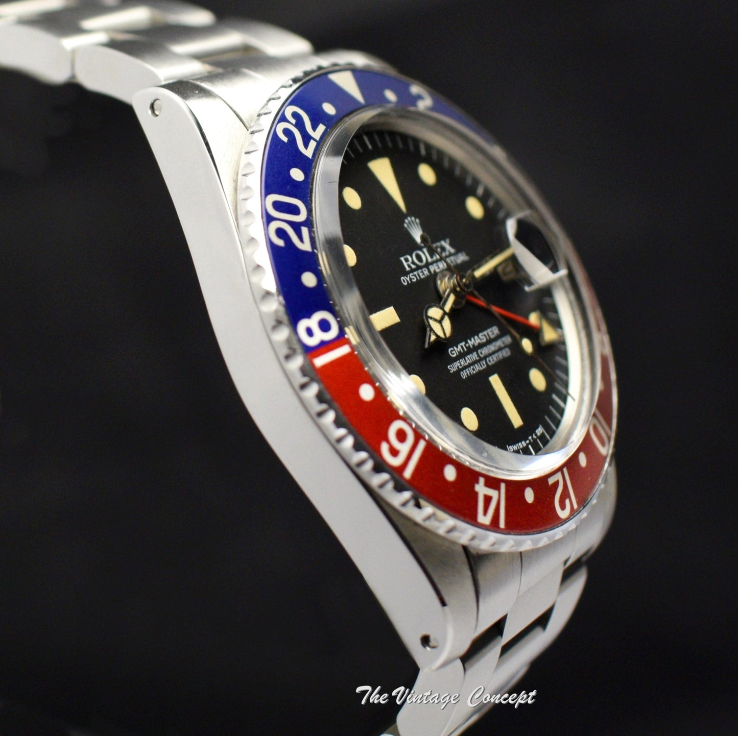 Rolex Steel GMT-Master Matte Dial Radial Dial MK III 1675 (SOLD)