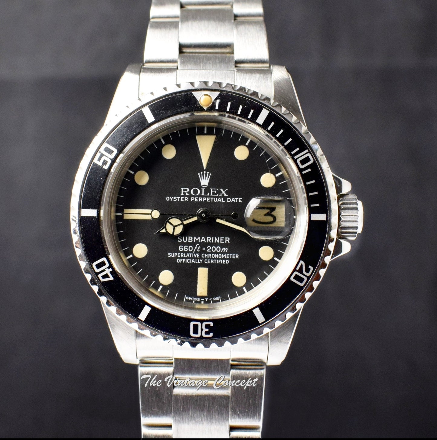 Rolex Submariner Matte Dial 1680 w/ Rolex Service Card (SOLD)