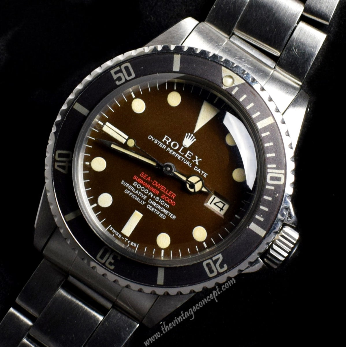 Rolex Double Red Sea-Dweller Tropical Dial 1665  ( SOLD )