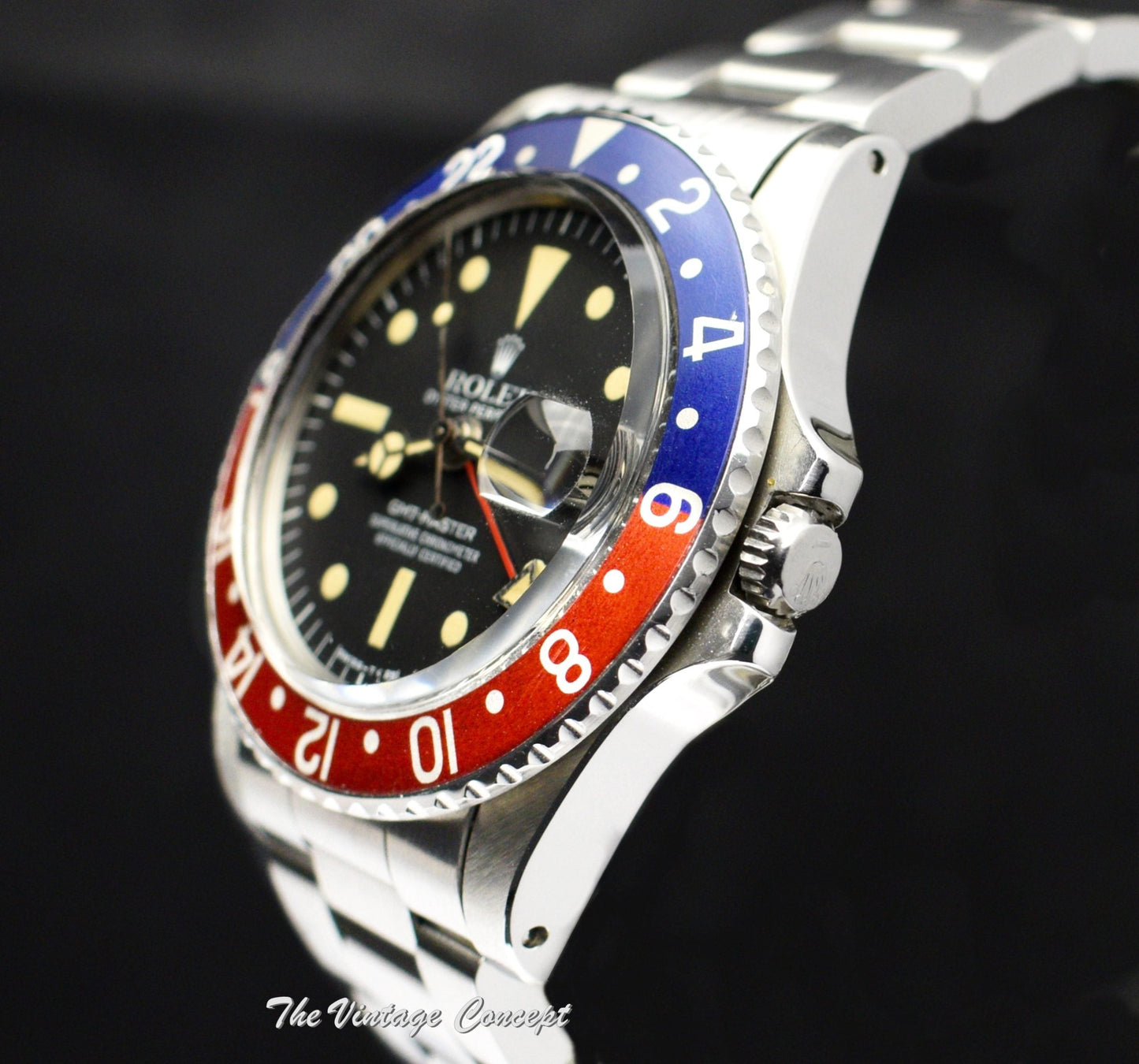 Rolex Steel GMT-Master Matte Dial Radial Dial MK III 1675 (SOLD)