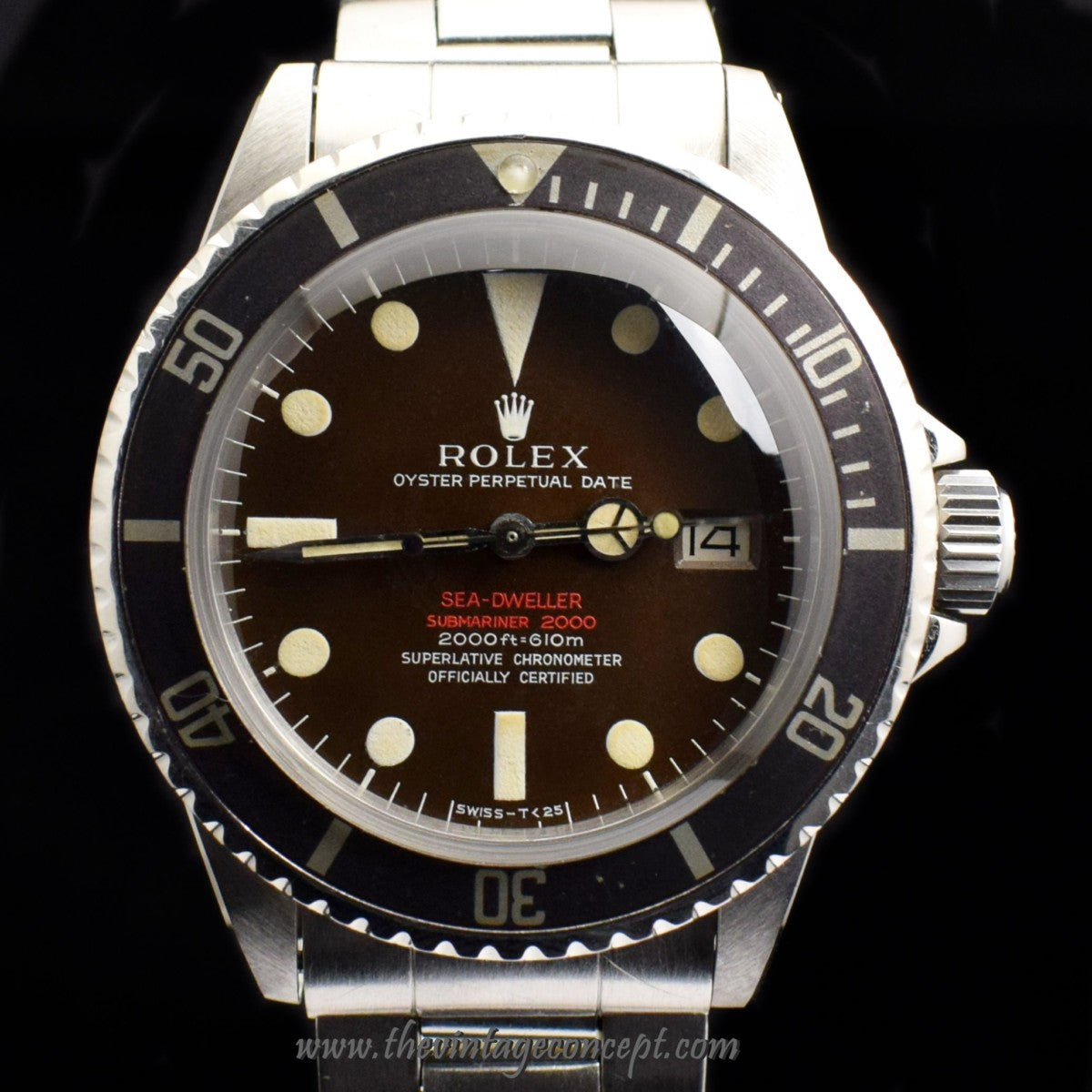 Rolex Double Red Sea-Dweller Tropical Dial 1665  ( SOLD )