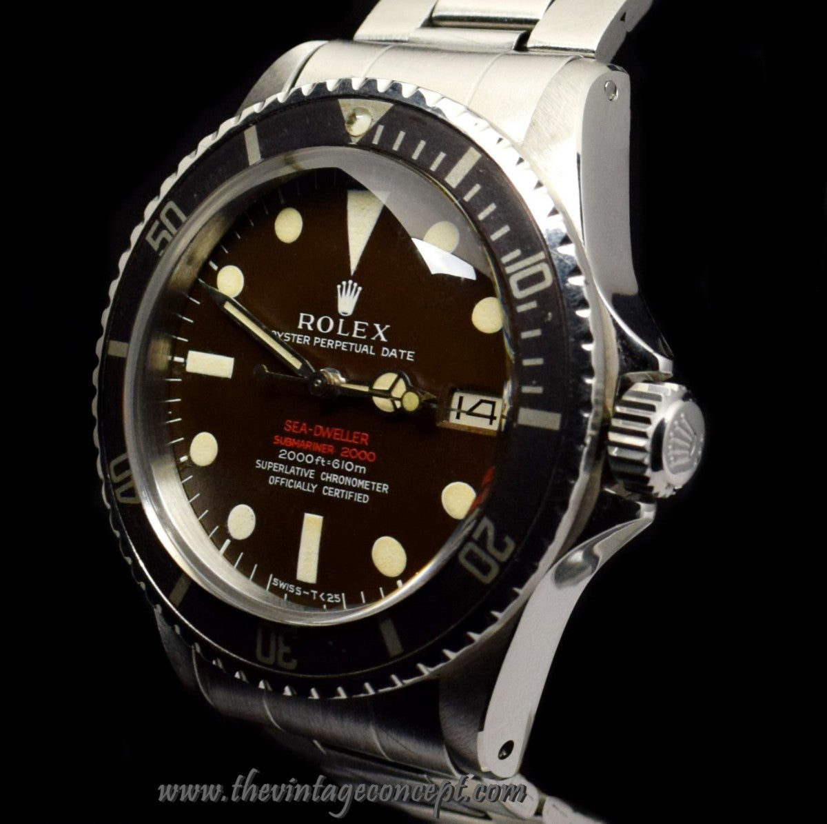 Rolex Double Red Sea-Dweller Tropical Dial 1665  ( SOLD )