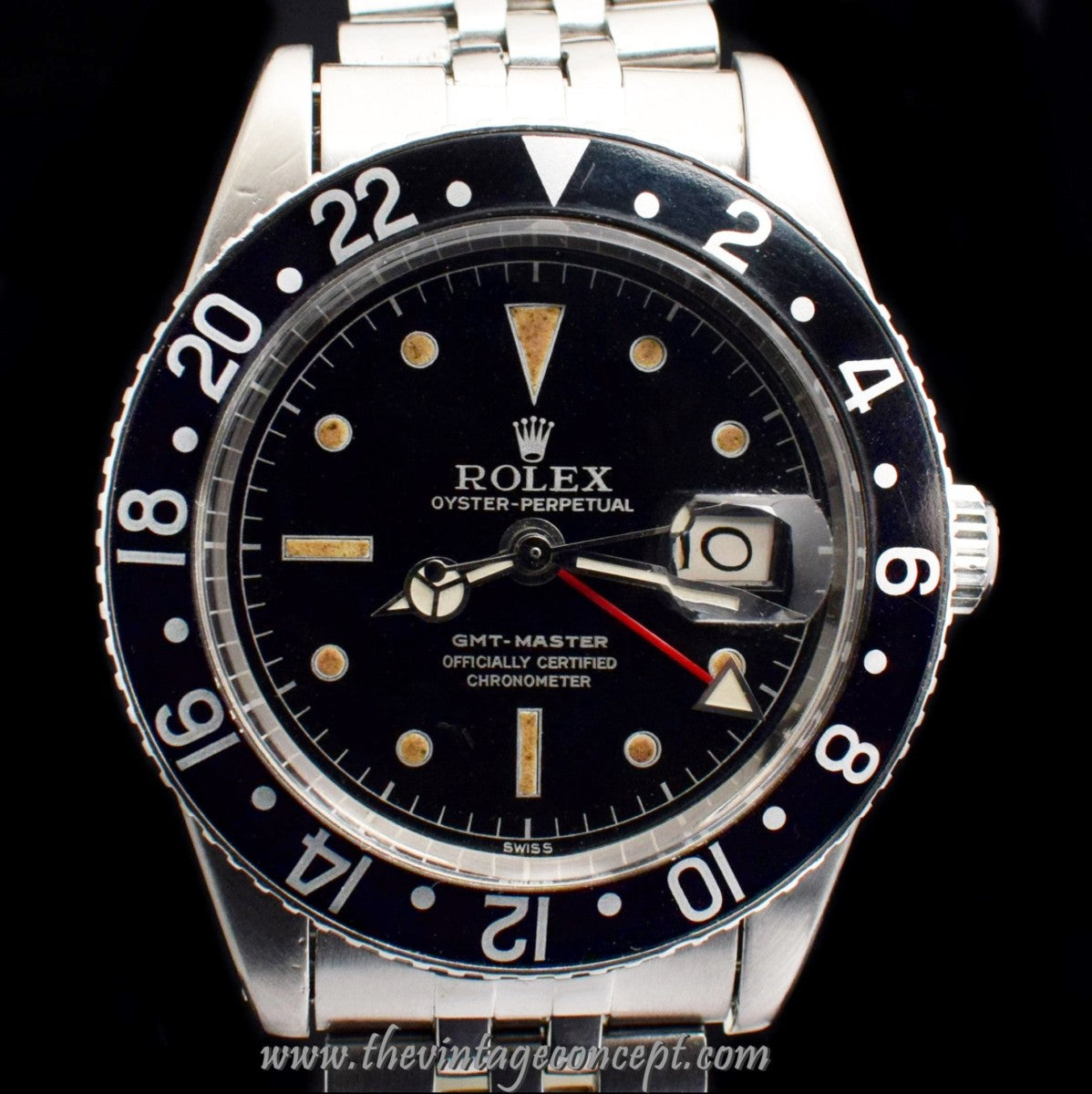 Rolex GMT-Master No Guard "OCC" Gilt Dial 6542 (SOLD)