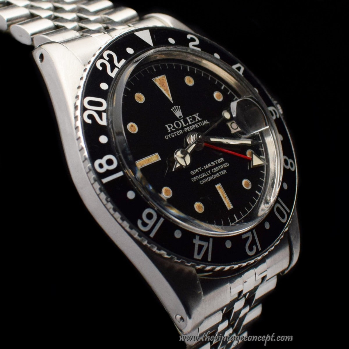 Rolex GMT-Master No Guard "OCC" Gilt Dial 6542 (SOLD)