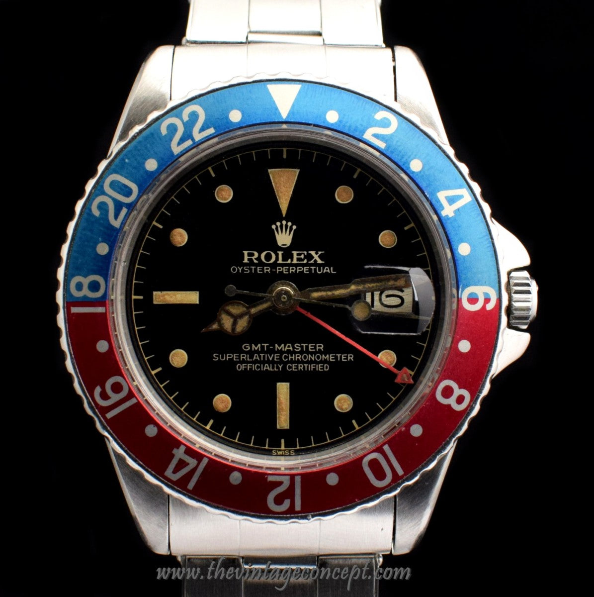 Rolex GMT-Master Gilt Dial Chapter Ring 1675 w/ Original Double Papers (SOLD)