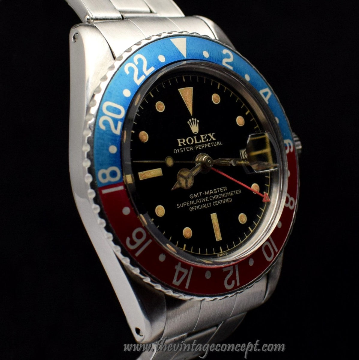 Rolex GMT-Master Gilt Dial Chapter Ring 1675 w/ Original Double Papers (SOLD)