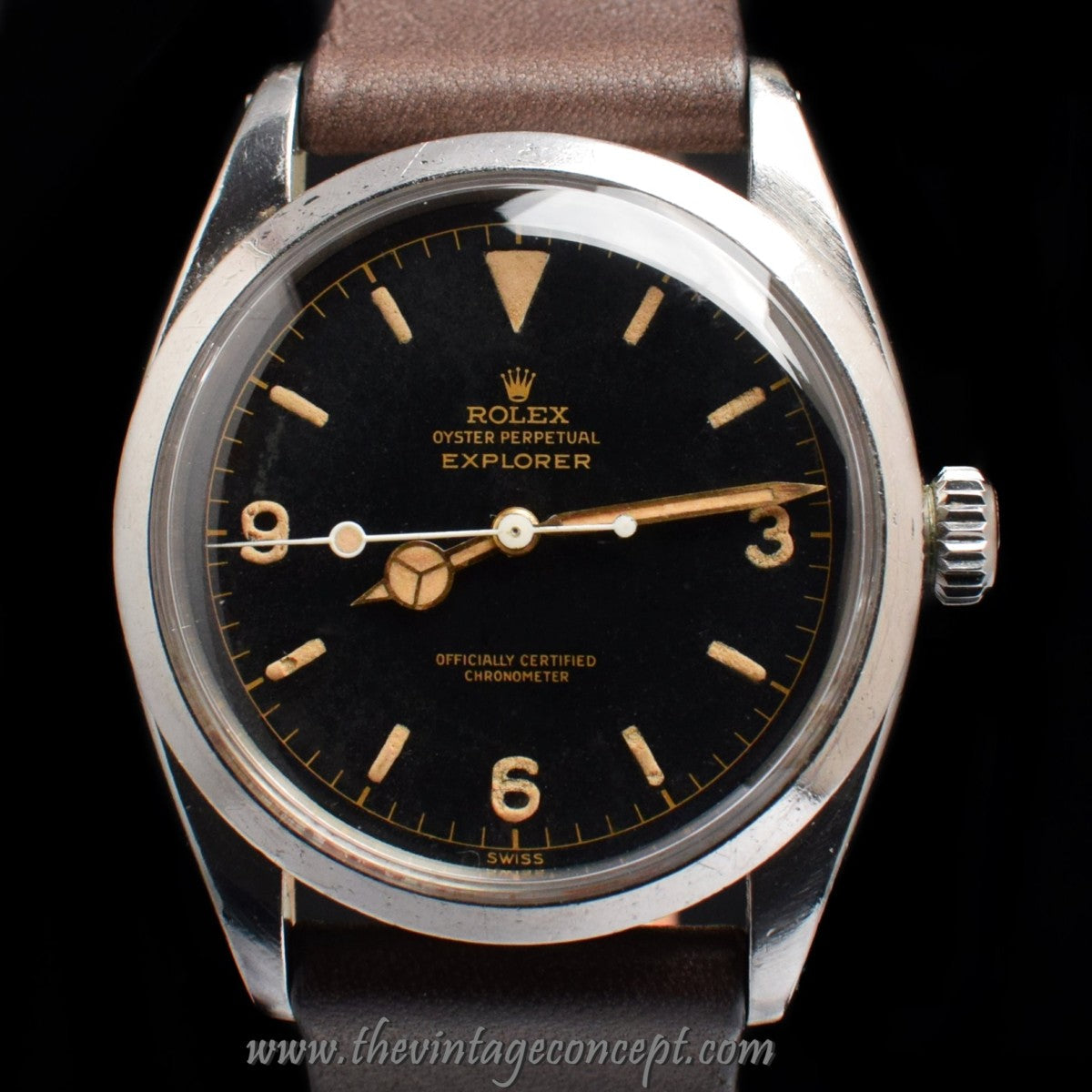 Rolex Explorer Gilt Dial 6610 (SOLD)