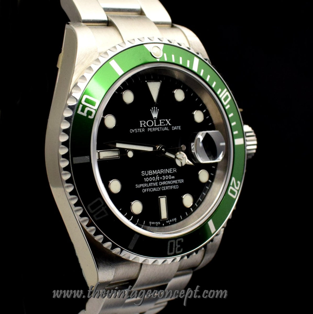 MINT Rolex Submariner 50th Anniversary "Flat 4" 16610LV ( Full Set ) (SOLD)