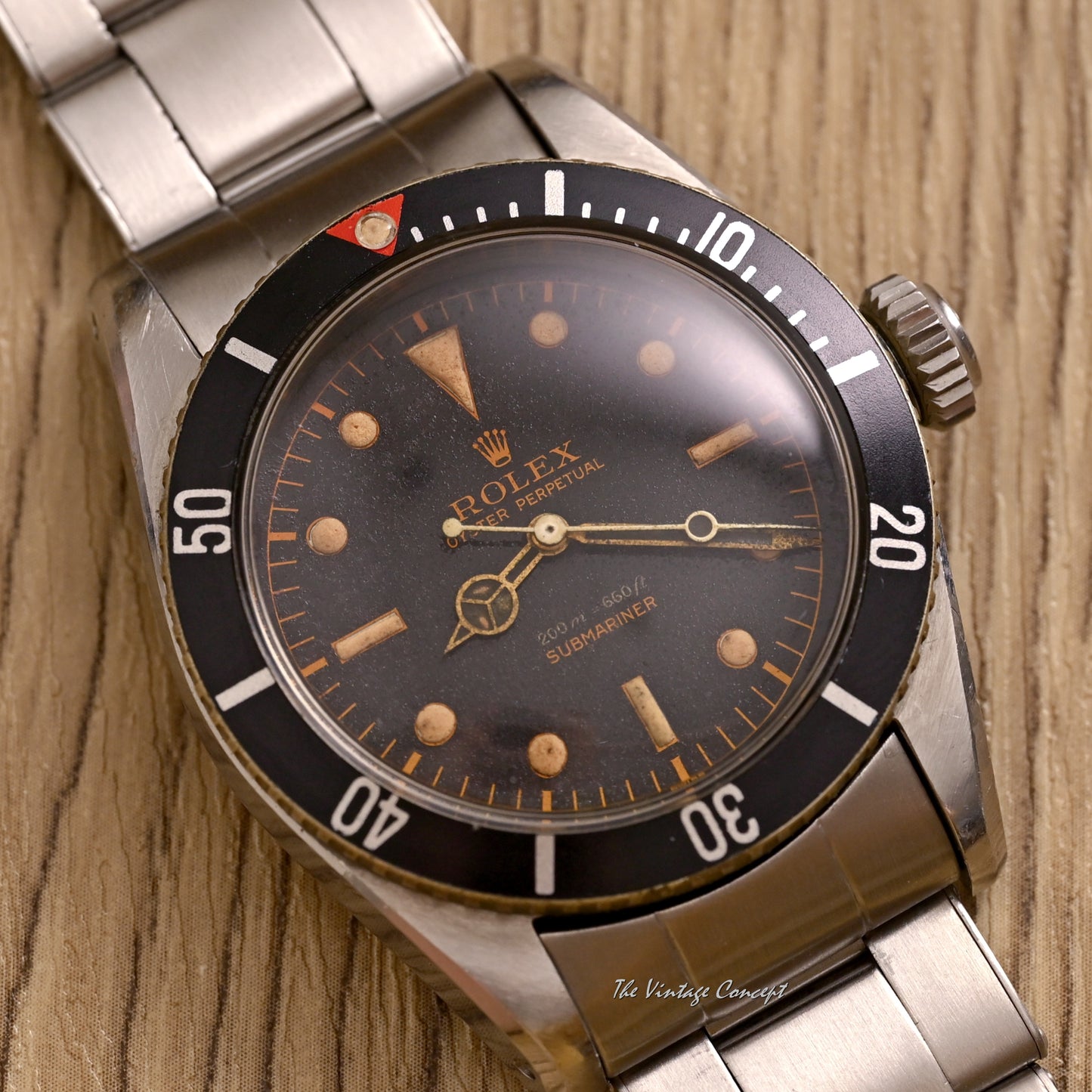 Rolex Steel Submariner Big Crown Gilt Dail Ref. 5510