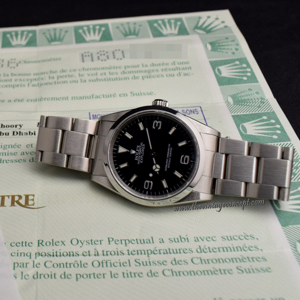 Rolex Explorer 14270 w/ Original Paper & Service Paper (SOLD)