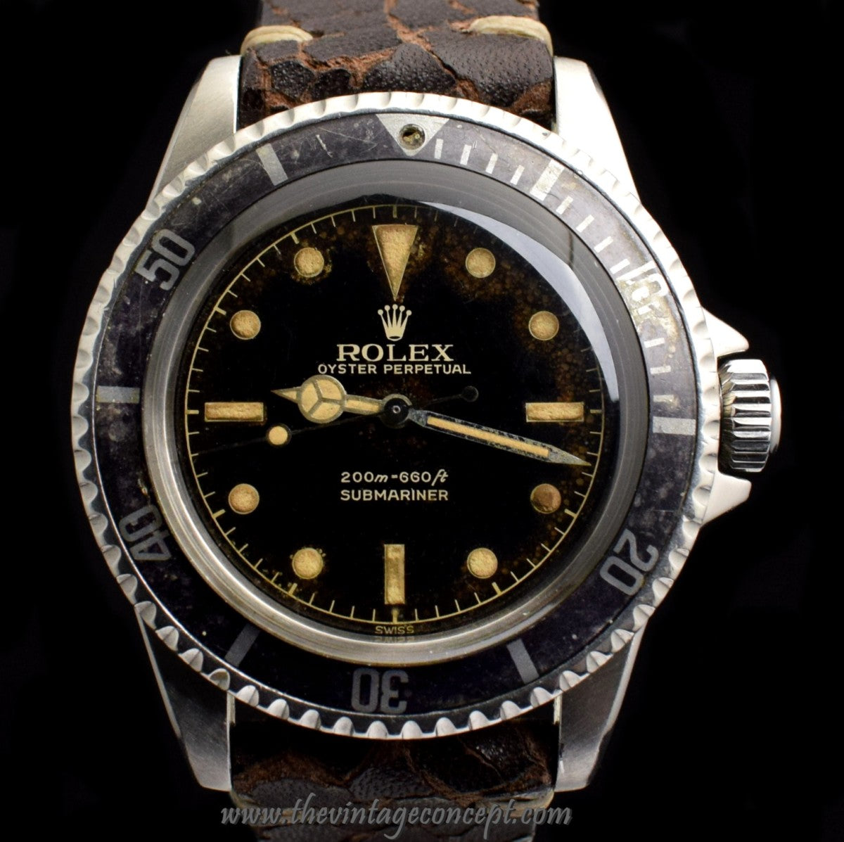 Rolex Submariner Gilt Dial PCG Chapter Ring 5512 (SOLD)