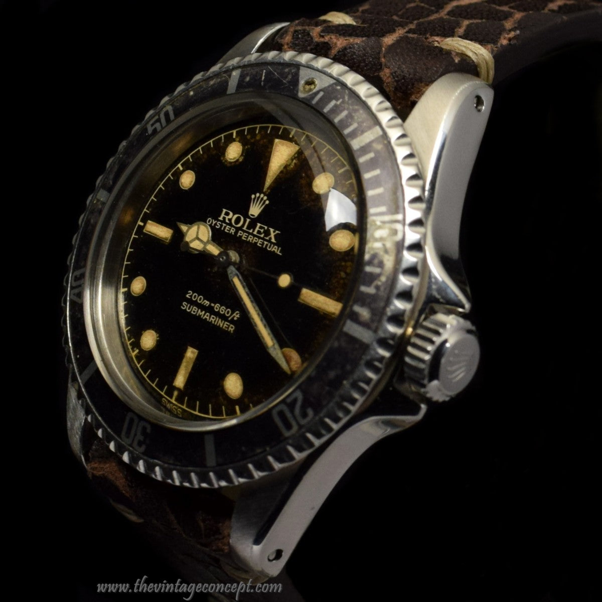 Rolex Submariner Gilt Dial PCG Chapter Ring 5512 (SOLD)