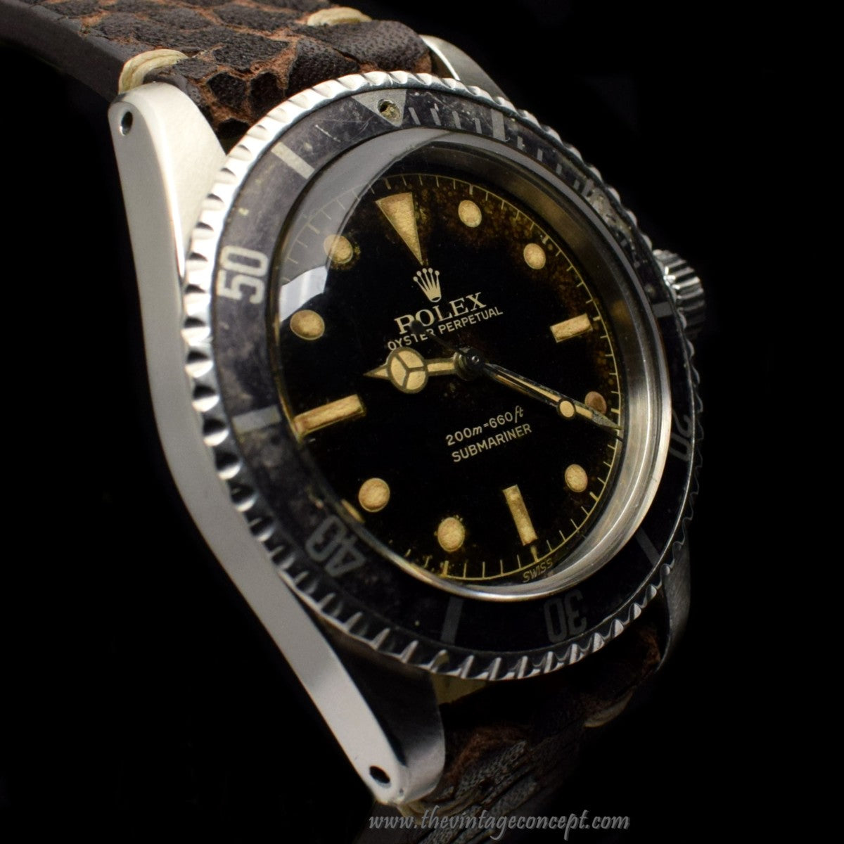 Rolex Submariner Gilt Dial PCG Chapter Ring 5512 (SOLD)