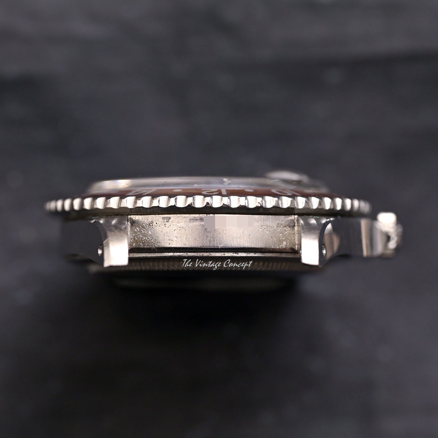 Rolex Steel GMT-Master “Pepsi” PCG Gilt Chapter Ring Dial w/ Rivet Bracelet Ref. 1675