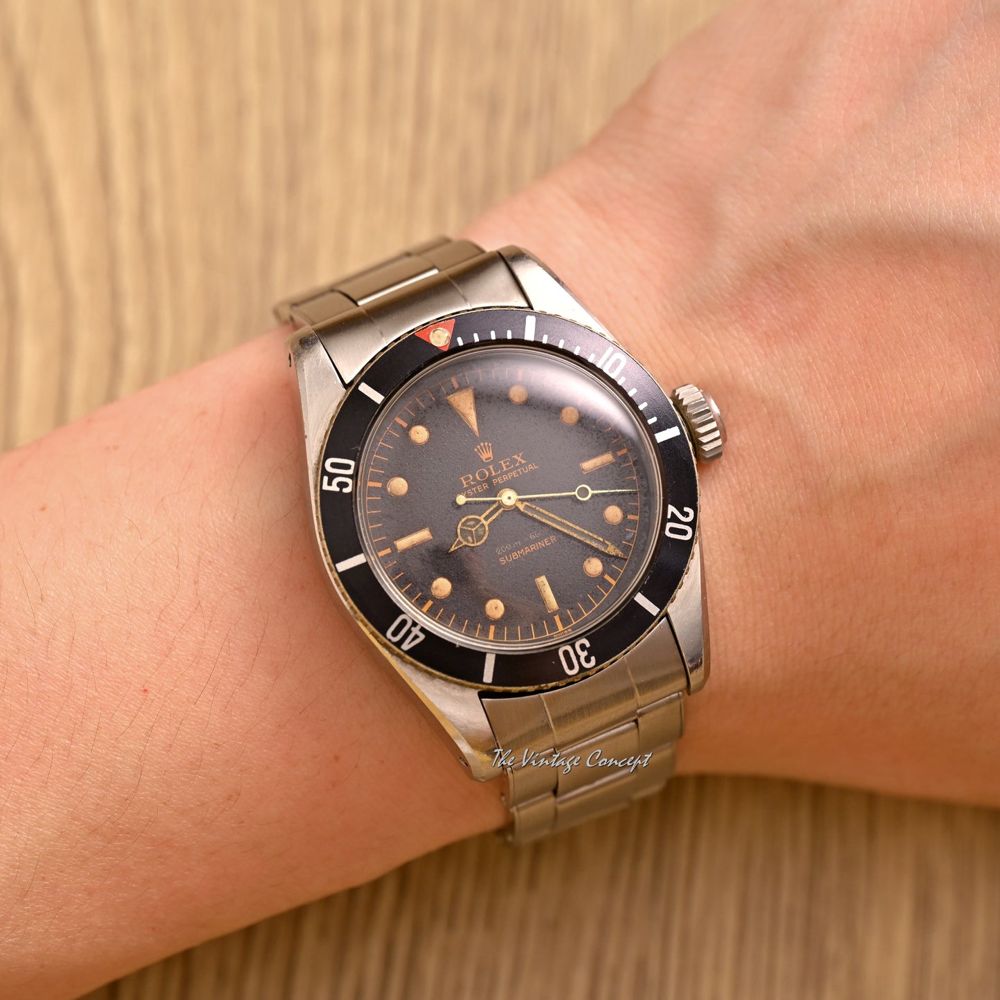 Rolex Steel Submariner Big Crown Gilt Dail Ref. 5510