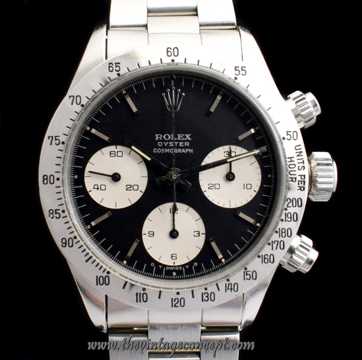 Rolex Daytona Black Silver Print Sigma Dial 6265 (SOLD)