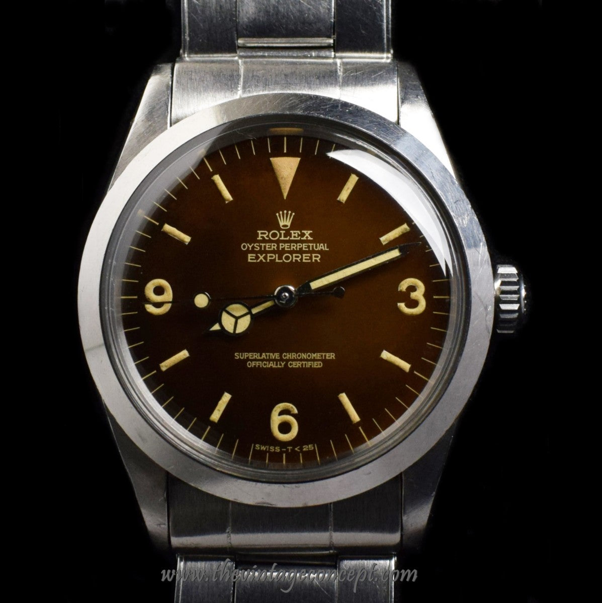 Rolex Explorer Tropical Gilt Dial 1016 (SOLD)