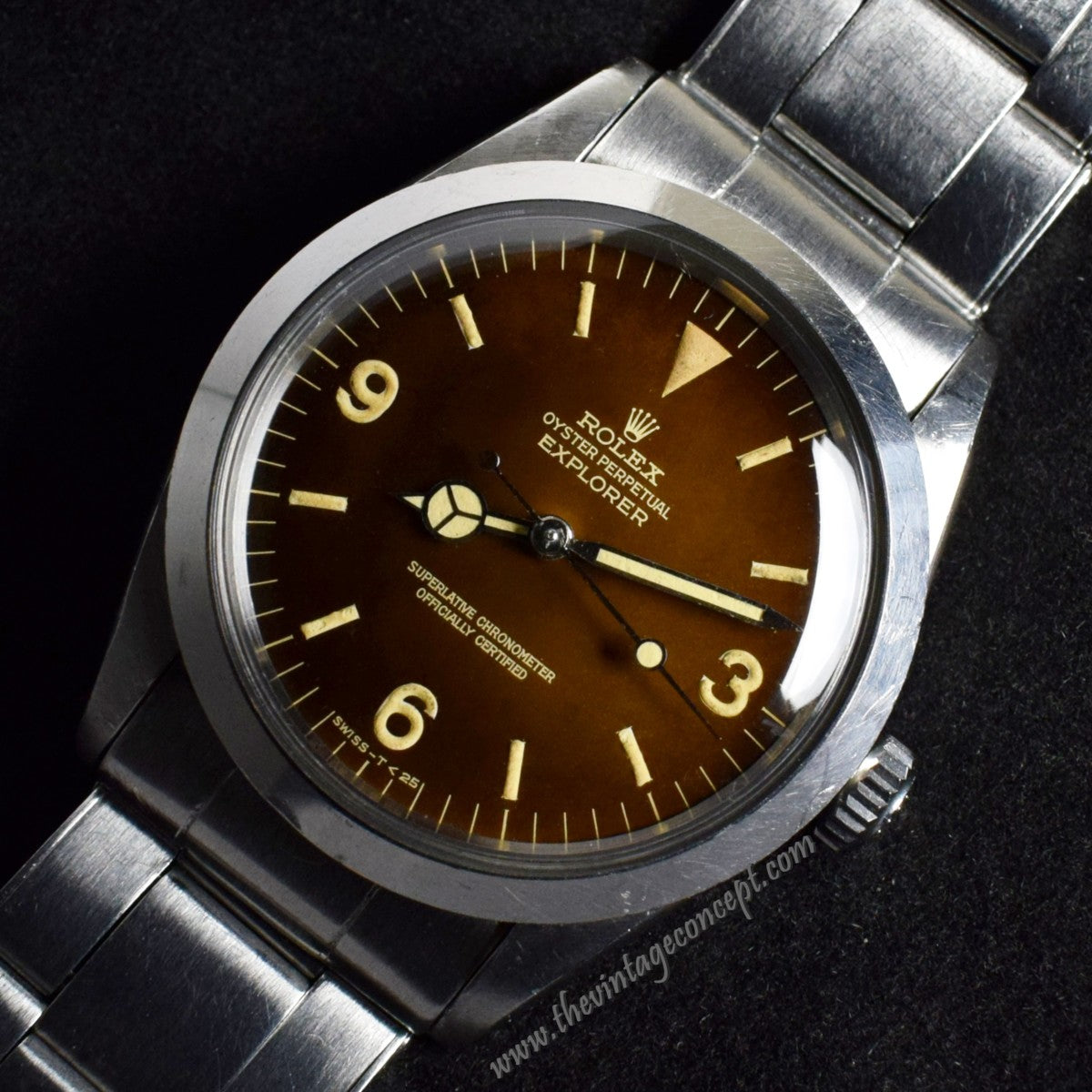 Rolex Explorer Tropical Gilt Dial 1016 (SOLD)