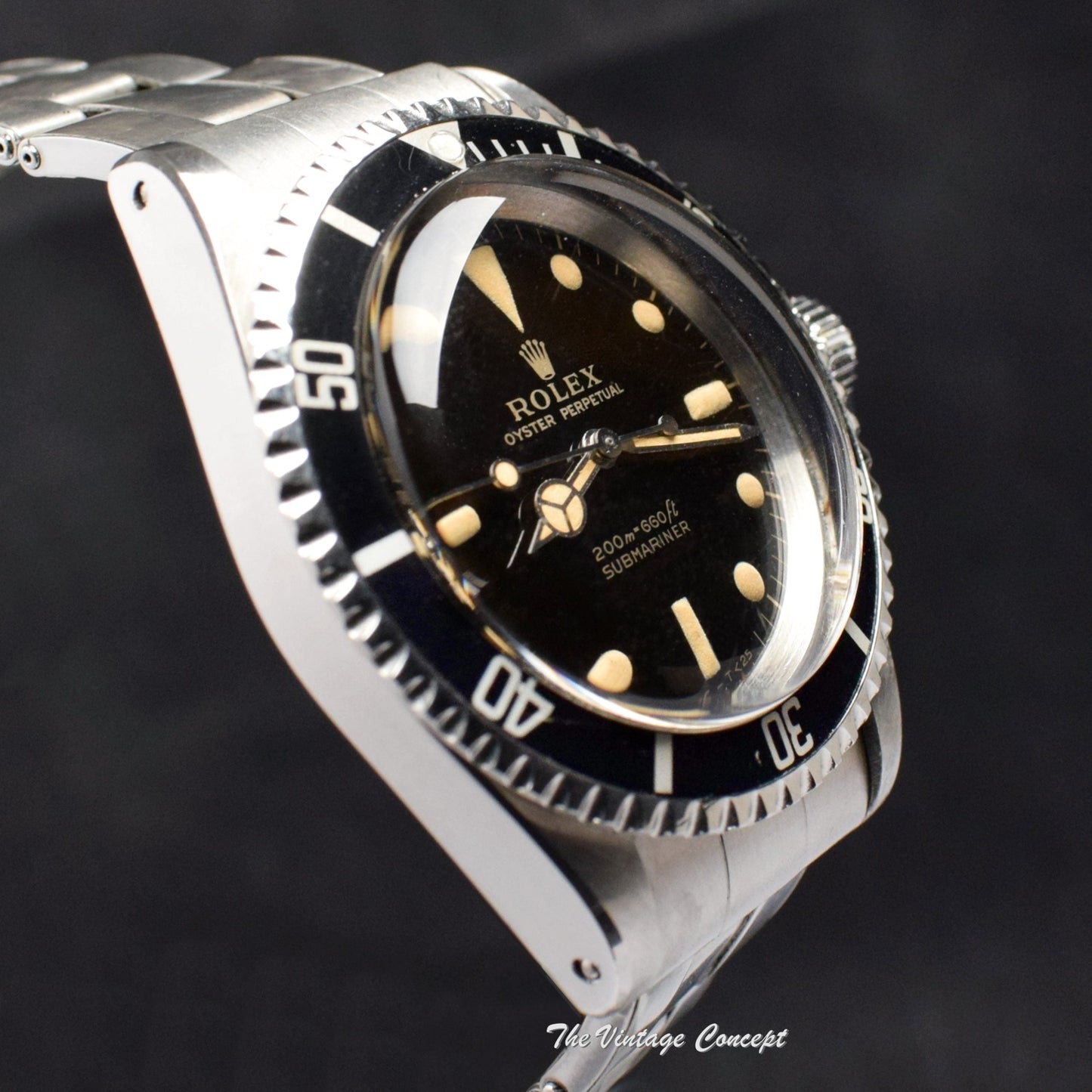 Rolex Submariner Tropical Gilt Dial 5513 (SOLD)