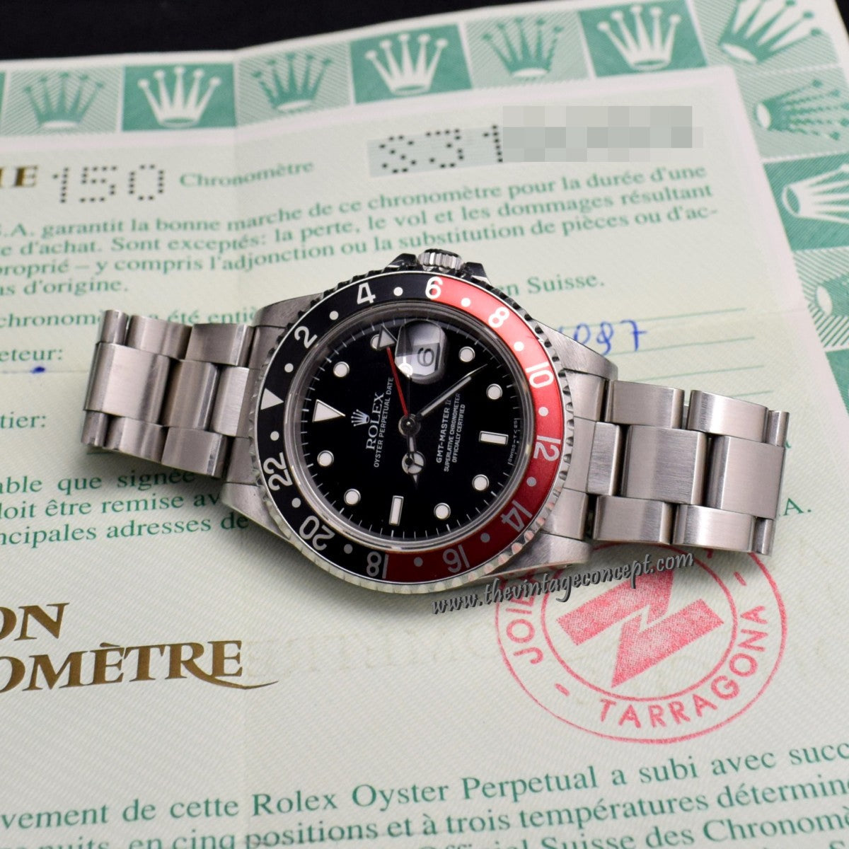 Rolex GMT-Master II Coke Unpolished Case 16710 w/ Original Paper (SOLD)