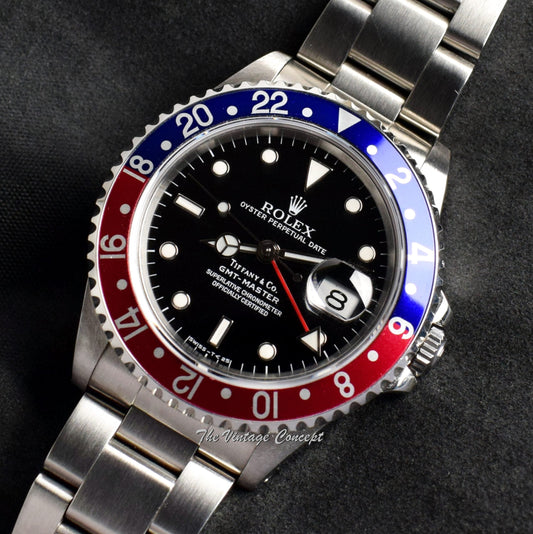 Rolex GMT-Master "Tiffany & Co" 16700 (Box Set) w/ Service Record (SOLD)